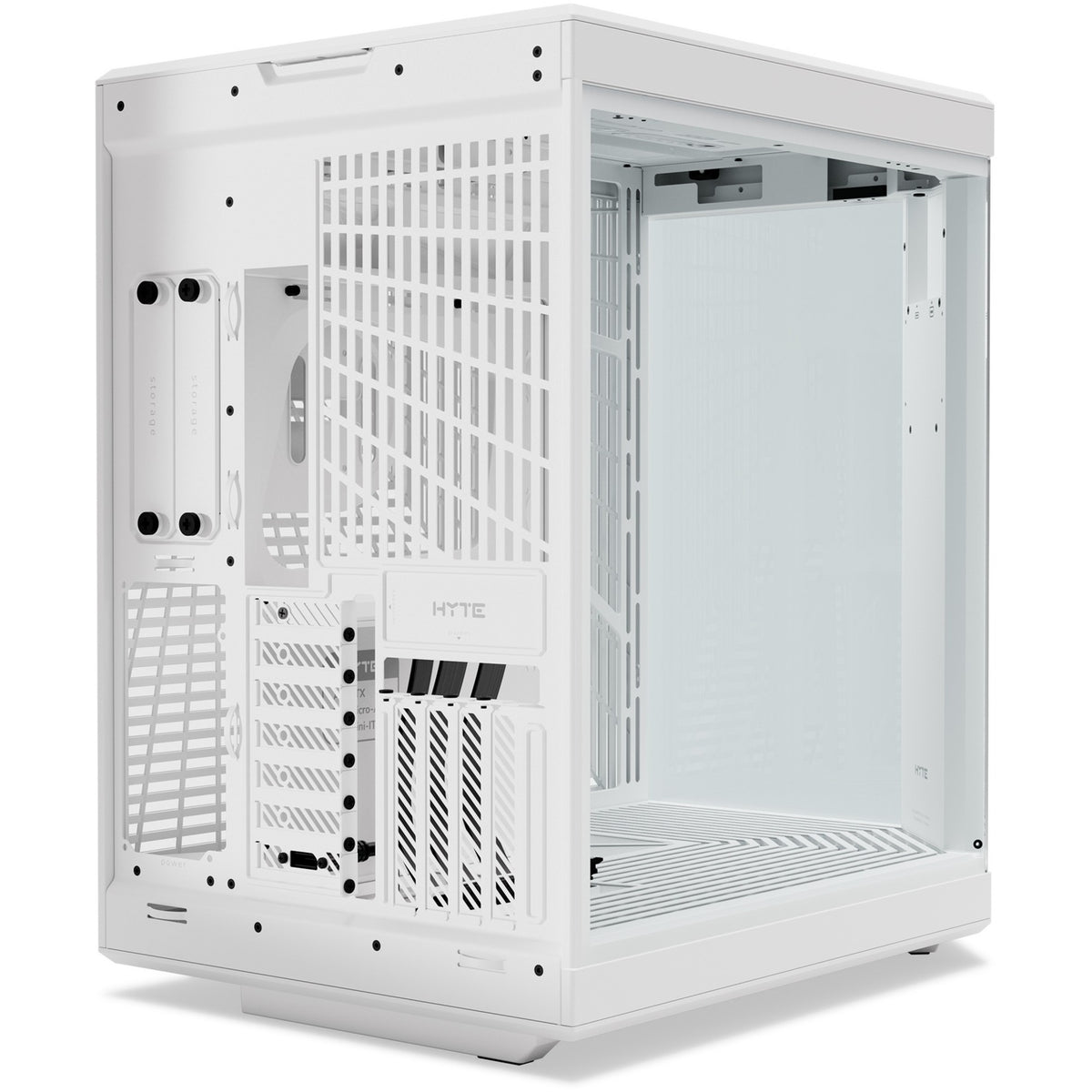 Hyte y70 touch infinite midi tower behuizing (wit | 2x usb-a | 1x usb-c | tempered glass)