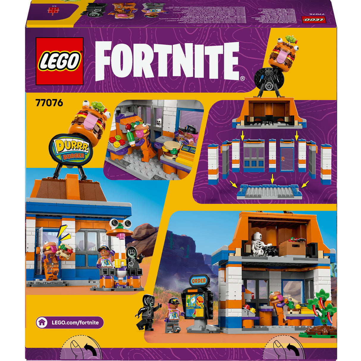 Lego ® fortnite® durrr burger restaurant - 77076