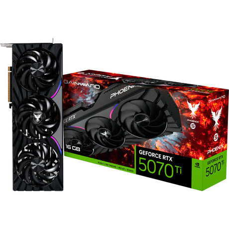Gainward geforce rtx 5070 ti phoenix-s grafische kaart (dlss 4, 3x displayport, 1x hdmi 2.1)