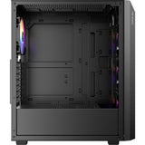 Antec ax67 argb midi tower behuizing (zwart | 3x usb-a | tempered glass)