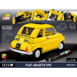 Cobi fiat 500 abarth - executive edition constructiespeelgoed (schaal 1:12)