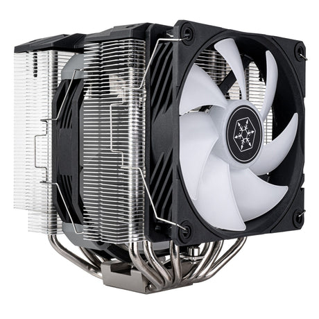 Silverstone sst-hyd140-argb cpu-koeler (4-pins pwm fan-connector, 4-1 pin argb (5v led))