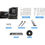 Msi pro z790-p wifi socket 1700 moederbord (zwart, raid, 2.5 gb-lan, wi-fi 6e, bt, sound, atx)