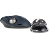 Kensington slim duo gel mouse trackball wrist rest polssteun (grijs zwart)