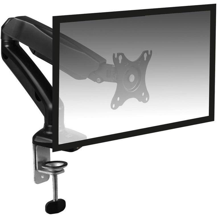 Act connectivity monitorarm office met gasveer, 1 scherm (zwart)