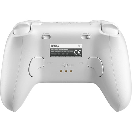8bitdo ultimate 2 bluetooth controller (wit, pc, switch 2, bluetooth usb-c 2.4 ghz)