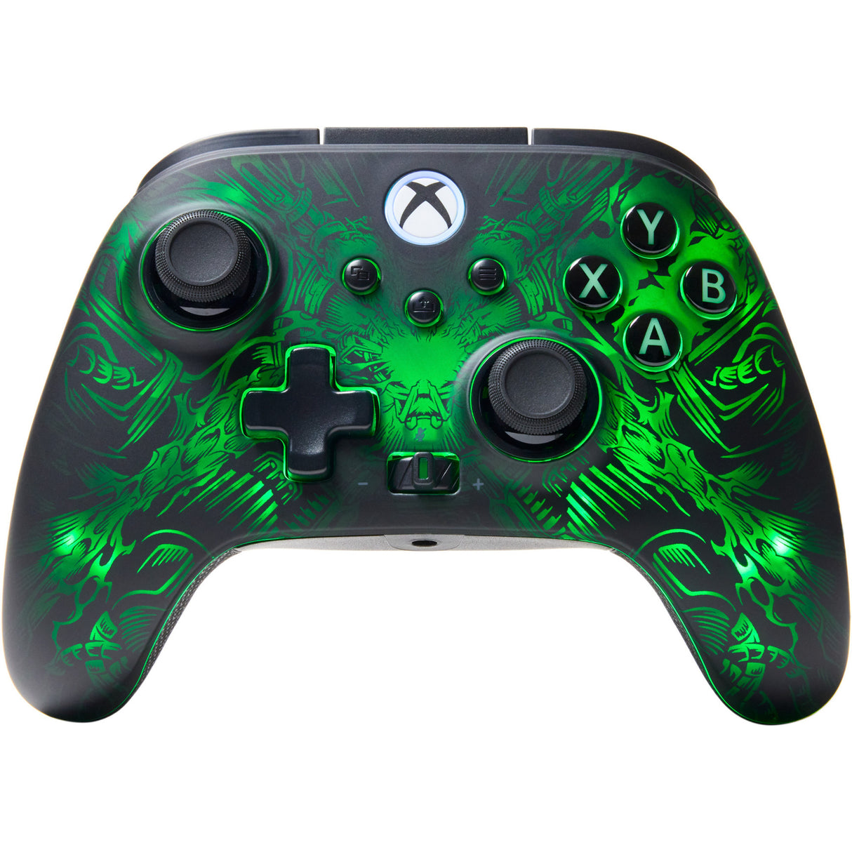 Powera fusion pro draadloze controller voor xbox series x|s met lumectra (zwart, rgb, xbox series x|s, xbox one, pc)