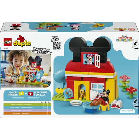 Lego duplo - mickey mouse clubhuis met minnie en pluto constructiespeelgoed (10465)