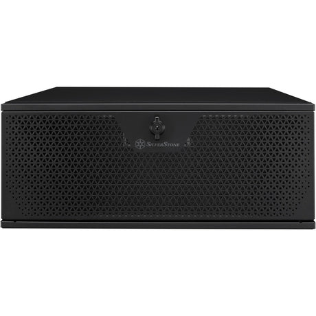 Silverstone rm44 rack behuizing (zwart | 4u | usb type-c | 2x 80mm casefan inbegrepen)