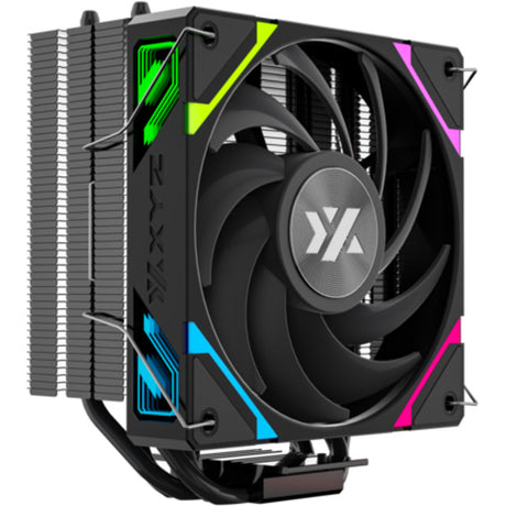 Xyz pc gear thermax 4 rgb cpu-koeler (zwart, argb, pwm)
