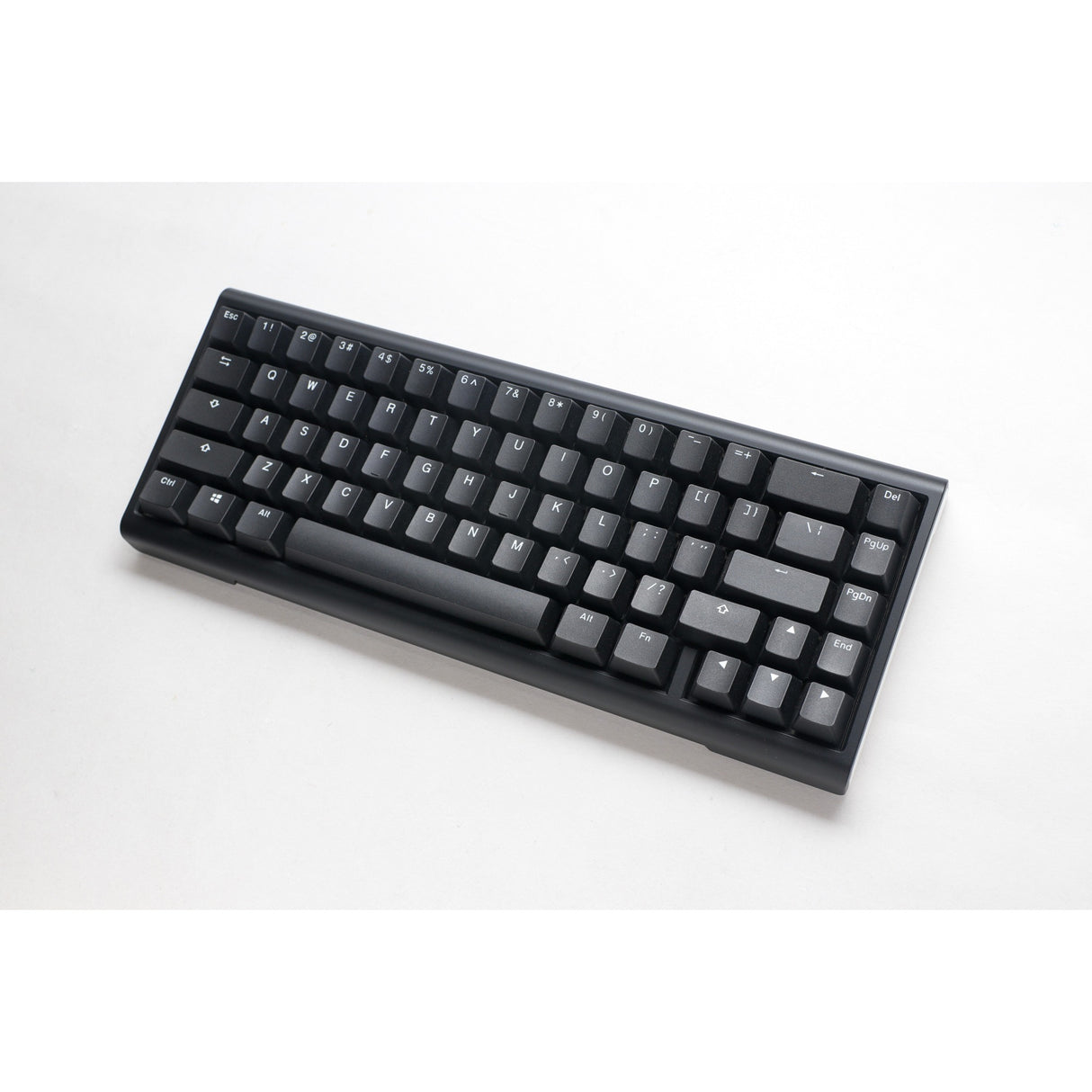 Ducky projectd tinker 65 met qmk via rgb mechanisch toetsenbord (zwart, us lay-out (qwerty), cherry mx blue, 65%, rgb leds, double-shot pbt, hot-swappable, gasket mount)