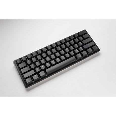 Ducky one 3 classic mini rgb mechanisch toetsenbord (zwart, us lay-out (qwerty), cherry mx silent red, 60%, rgb led, double-shot pbt, hot-swappable, quack mechanics)