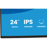 Iiyama prolite x2492hsu-b1 24 monitor (zwart (mat), hdmi, displayport, 2x usb-a)