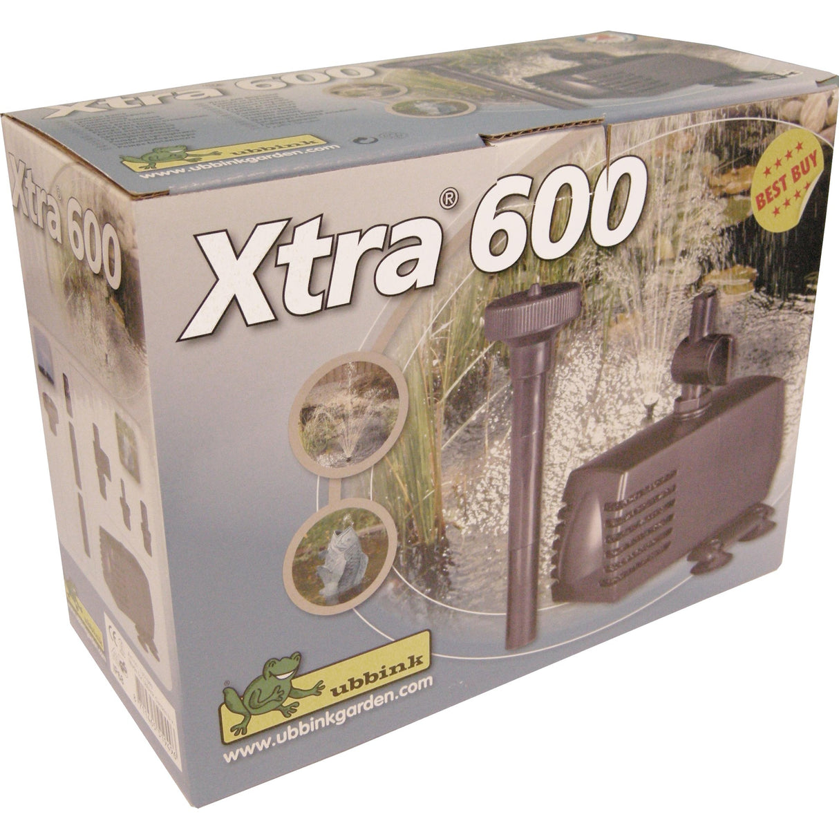 Ubbink xtra 600 fonteinpomp (zwart)