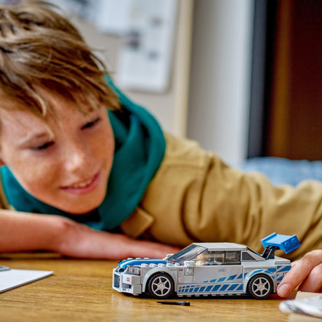 Lego speed champions - 2 fast 2 furious nissan skyline gt-r (r34) constructiespeelgoed (76917)