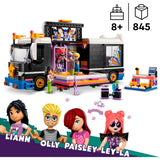 Lego friends - toerbus van popster constructiespeelgoed (42619)