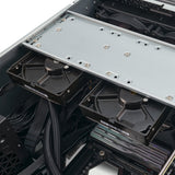 Silverstone rm44 rack behuizing (zwart | 4u | usb type-c | 2x 80mm casefan inbegrepen)