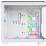 Montech king 95 pro midi tower behuizing (wit | 2x usb-a | 1x usb-c | rgb | tempered glass)