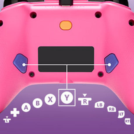 Powera advantage plus bedrade controller voor xbox series x|s - palmbomen in maanlicht (roze, xbox series x|s, xbox one, pc)