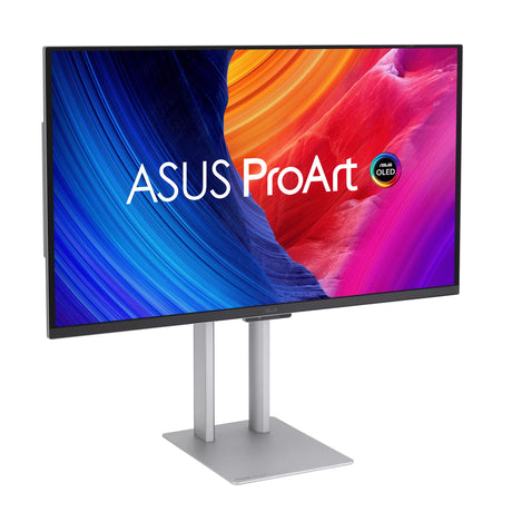 Asus proart display pa27ucdmr 26.5 4k uhd monitor (zilver, hdmi, displayport, usb-a, usb-c, 2x thunderbolt 4)