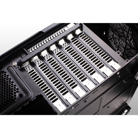 Silverstone grandia gd07b htpc behuizing (zwart | 2x usb-a)