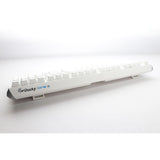 Ducky one 3 classic pure white rgb mechanisch toetsenbord (wit, us lay-out (qwerty), cherry mx speed silver, 100%, rgb led, double-shot pbt, hot-swappable, quack mechanics)