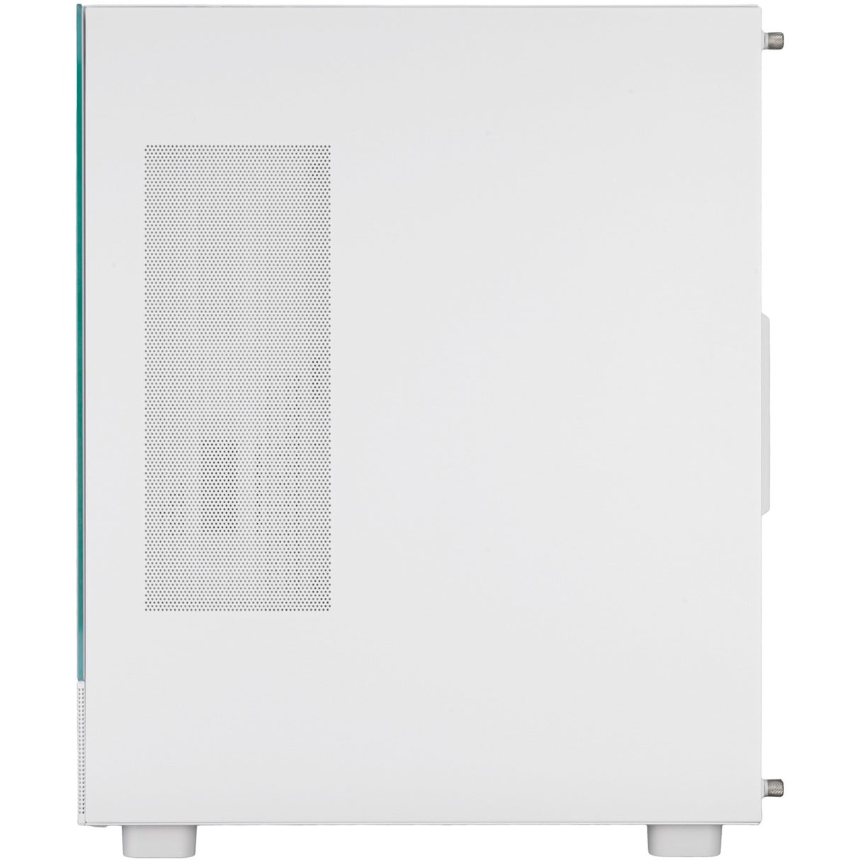 Silverstone lucid 04 mini tower behuizing (wit | 2x usb-a | 1x usb-c | rgb | tempered glass)