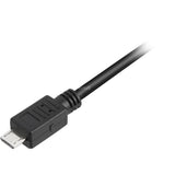 Sharkoon usb-a 2.0 > micro usb-b kabel (zwart, 0,5 meter)