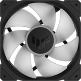 Asus tuf gaming tr120 argb case fan (zwart, 120 x 120 x 28 mm)