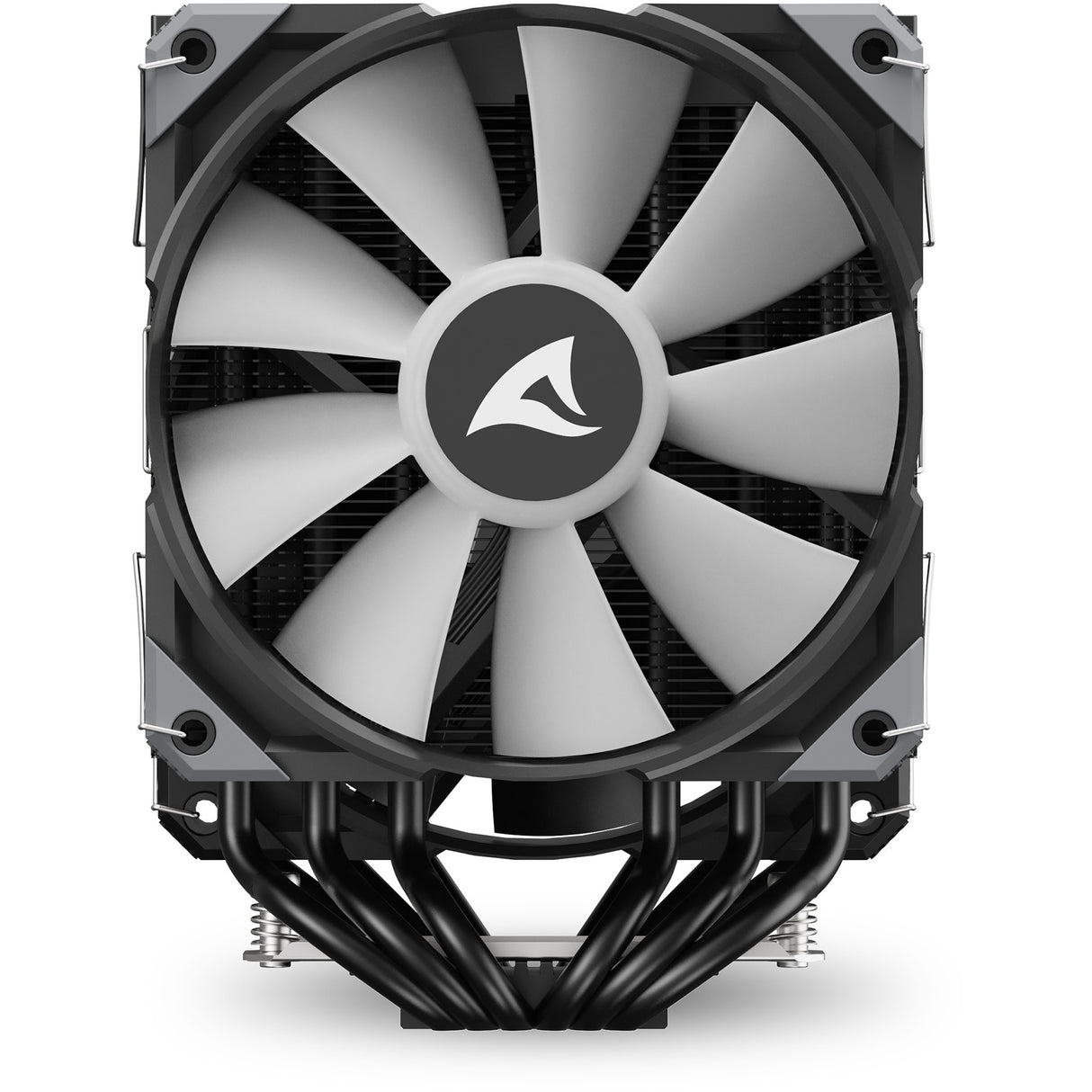 Sharkoon a60 rgb cpu-koeler (zwart, 4-pins pwm fan-connector)