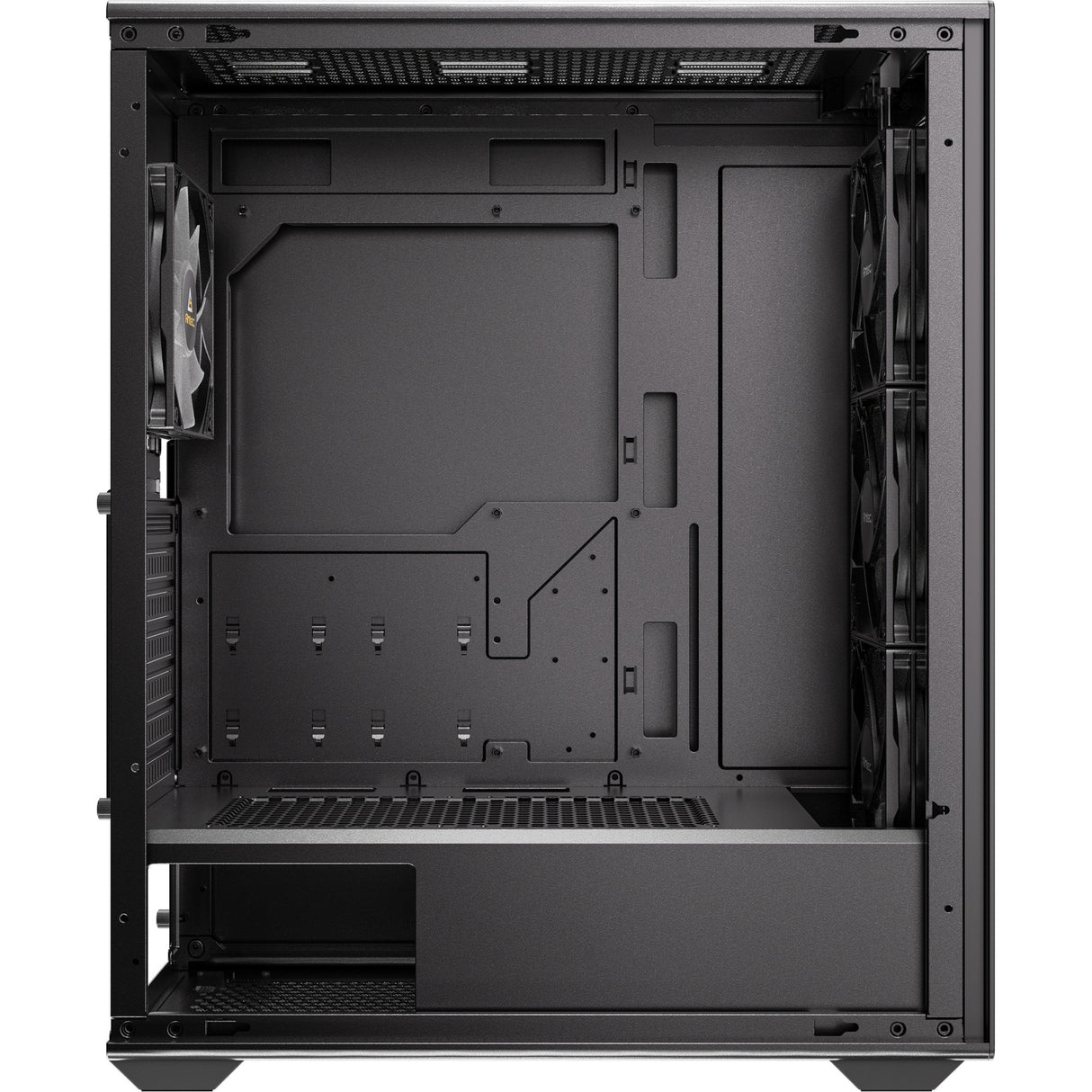 Antec ax85 argb midi tower behuizing (zwart | 2x usb-a | tempered glass)
