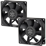 Silverstone rm52 server behuizing (zwart | 2x usb-a | 1x usb-c)