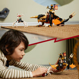 Lego ninjago - cole's aardedraak evo constructiespeelgoed (71782)