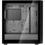 Silverstone fara 514x midi tower behuizing (zwart | 2x usb-a | 1x usb-c | rgb | tempered glass)
