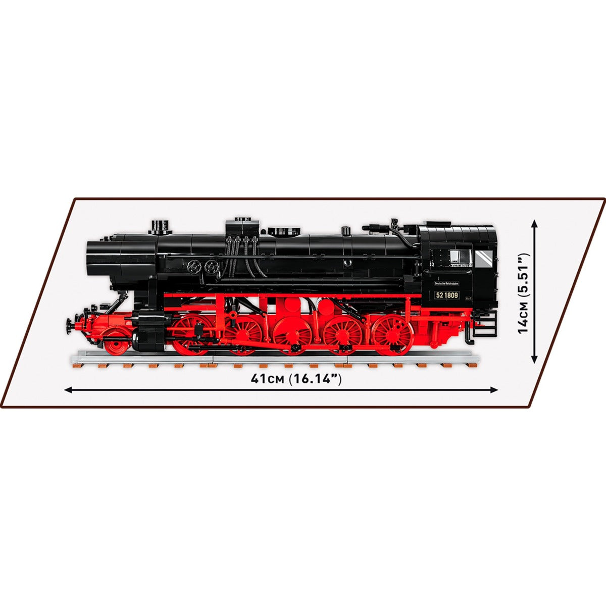Cobi dr br 52 ty2 steam locomotive constructiespeelgoed (schaal 1:35)