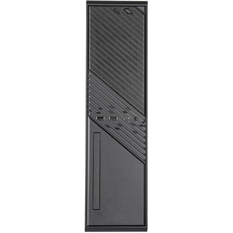 Silverstone milo 12 mini tower behuizing (zwart | 2x usb-a | 1x usb-c)