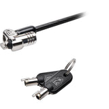 Kensington microsaver 2.0 keyed lock beveiliging (zwart)