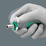 Wera kraftform kompakt 838 ra s imperial set 1 bitset (zwart groen, 14‑delig)