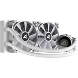 Sharkoon s80 rgb white waterkoeling (wit, 4-pins pwm fan-connector)