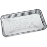 Weber lekbakjes druipschaal (zilver, 5 stuks)