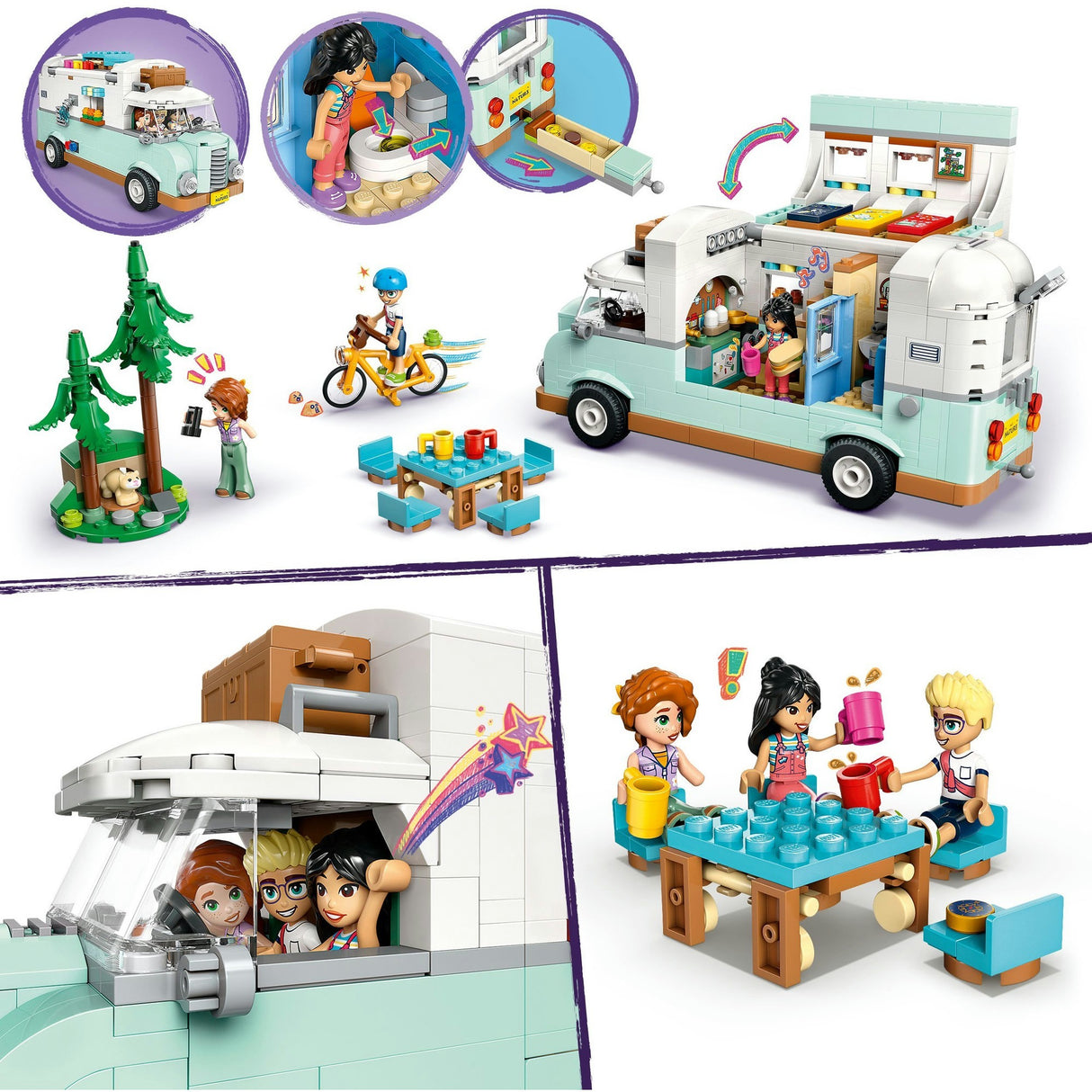 Lego friends - camperavontuur met vrienden constructiespeelgoed (42663)
