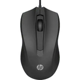 Hp 100 muis (zwart, 1600dpi)