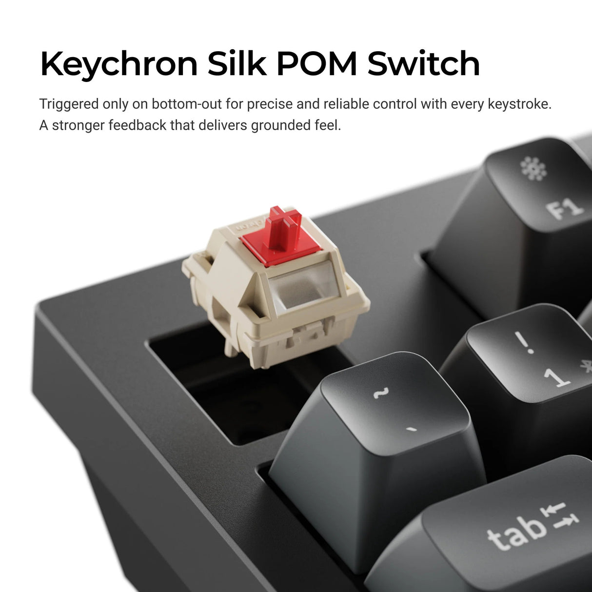 Keychron q5 ultra-m3 8k wireless custom mechanical keyboard (wit, us lay-out (qwerty), silk pom red, 96%, rgb, hot swap, 8k, 2.4 ghz | bluetooth 5.2 | usb-c)