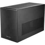 Silverstone sugo 17 mini tower behuizing (zwart | 2x usb-a | 1x usb-c)
