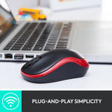 Logitech wireless mouse m185 (grijs, retail)
