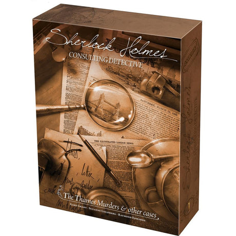 Asmodee sherlock holmes consulting detective: the thames murders other cases bordspel (engels, 1 - 8 spelers, 60 - 90 minuten, vanaf 12 jaar)