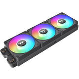 Thermaltake ct120 ex argb sync pc cooling fan (3-fan pack) case fans (zwart, 3 stuks, 120 x 120 x 25 mm, pwm)