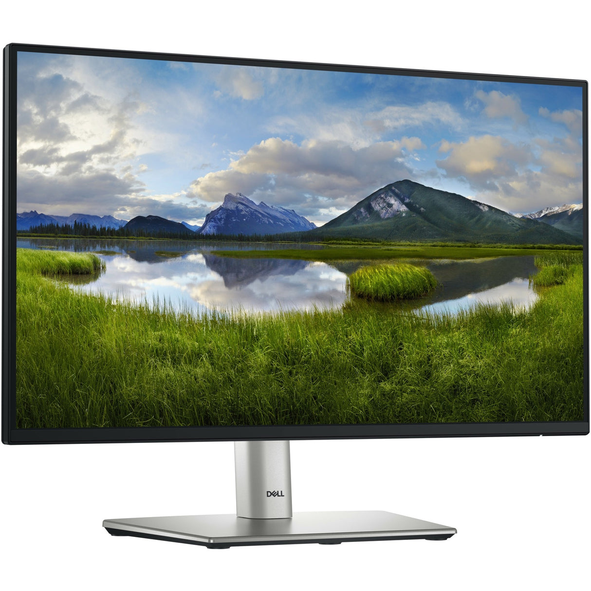 Dell p2225h 21.5 monitor (zwart zilver, hdmi, displayport, 3x usb-a, usb-b, usb-c)