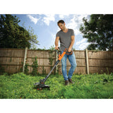 Black+decker accu grastrimmer stc1820pcb (oranje zwart, accu niet inbegrepen)