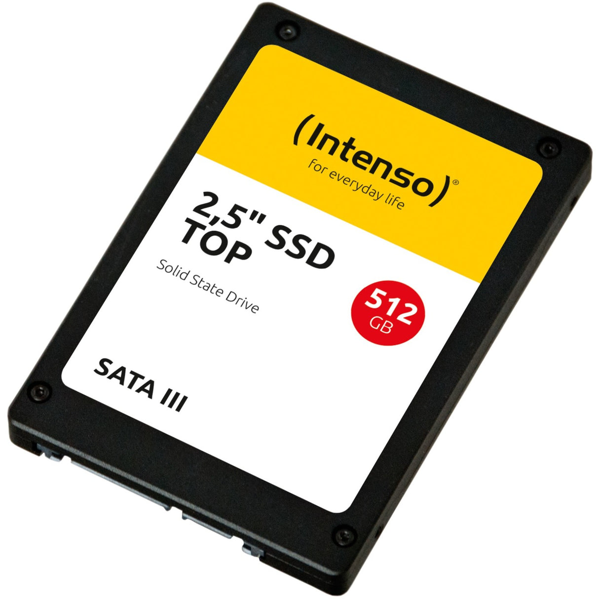 Intenso top performance, 512 gb ssd (zwart, 3812450, sata 600, bulk)